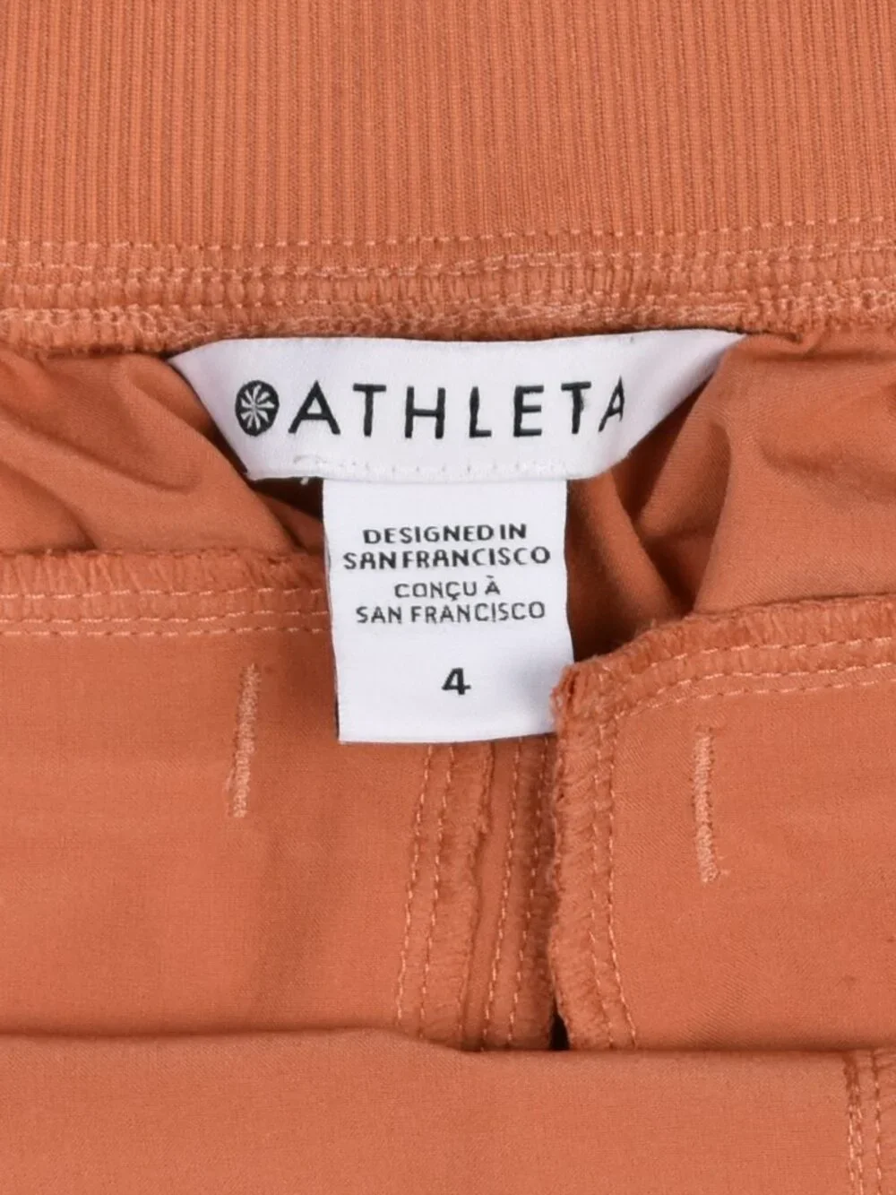 Athleta Brooklyn Mid Rise Ankle Pant Orange - 4 - Picture 6 of 6